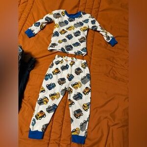 Kids Construction Vehicle Pajama Set